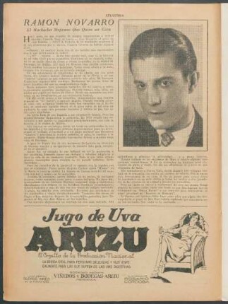 Ramon Novarro : El muchacho mejicano que quiso ser cura