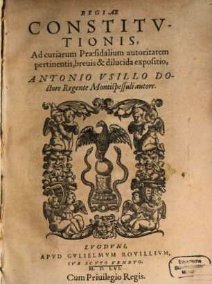 Regiae Constitvtionis Ad curiarum Praesidialium autoritatem pertinentis, breuis & dilucida expositio