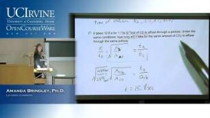 Lecture 22. Effusion Continued and Real Gasses
