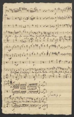 10. [Coro]: Heilig, heilig, heilig ist Gott [nur Vermerk]
