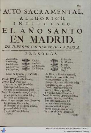 El Año Santo en Madrid.