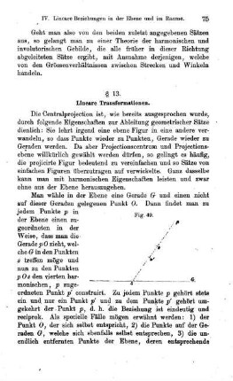 § 13. Lineare Transformationen.