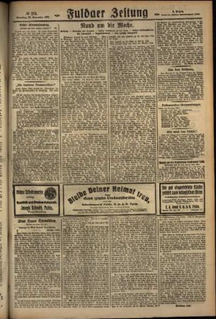 Zweite Ausgabe vom Sonntag, den 27. November 1927.