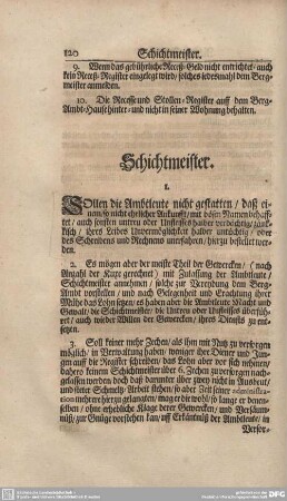 Schichtmeister.