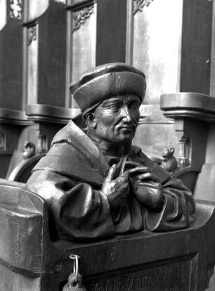 Chorgestühl — Büste des Propheten Josua