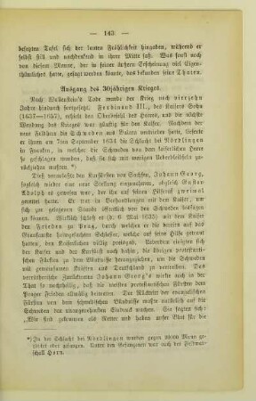 Ausgang des 30jährigen Krieges