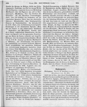 Gervinus, G. G.: Shakespeare. Bd. 2-3. Leipzig: Engelmann 1849 (Beschluss von Nr. 275)