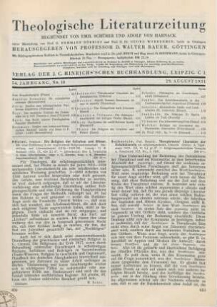 409 [Rezension] Pfister, Friedrich, Die Religion der Griechen und Römer