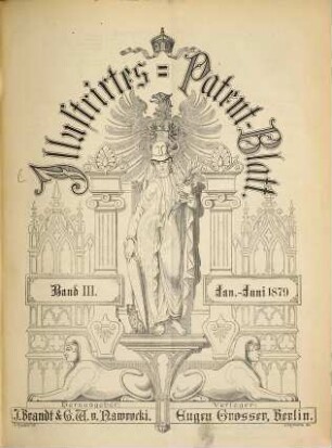 Illustriertes Patent-Blatt. 3. 1879, Jan. - Juni