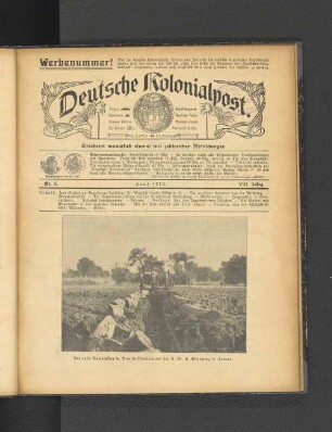Nr. 6. Juni 1913. VIII. Jahrg.