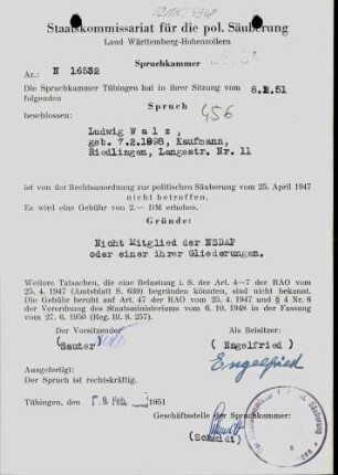 Walz, Ludwig