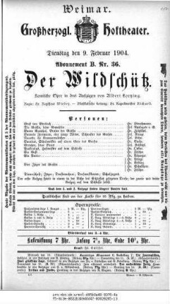 Der Wildschütz