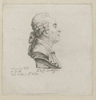Bildnis des Georges Louis Le Clerc de Buffon