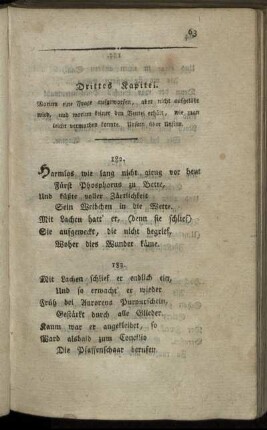 Drittes Kapitel. Worinn eine Frage aufgeworfen, aber nicht aufgelöst wird, und worinn keiner den Beutel erhält, wie man leicht vermuthen konnte. Unsinn über Unsinn