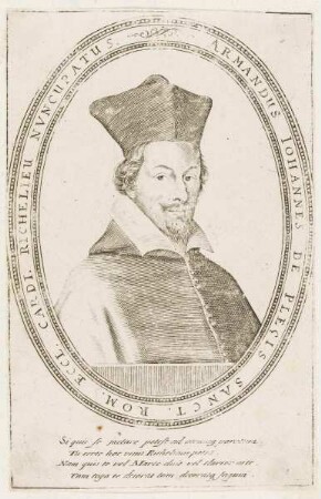 Bildnis des Armandus Iohannes de Pleçis Richelieu