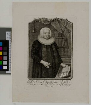 M. Adam Christopher Höfer, Prediger zu St. Nicolai in Hamburg