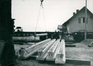 Wegüberführung auf der Bahnstrecke München-Augsburg, 1960
