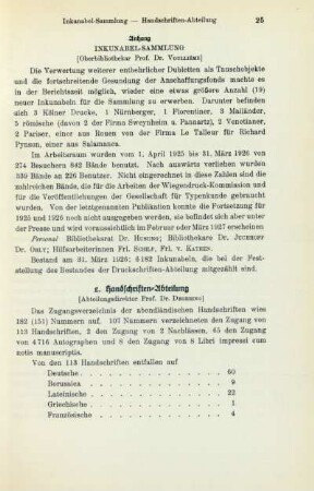 Anhang Inkunabel-Sammlung