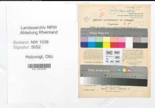 Entnazifizierung Otto Holzvoigt , geb. 12.07.1895 (Beamter)