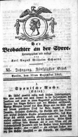 50. Stueck, 13. Dezember 1841