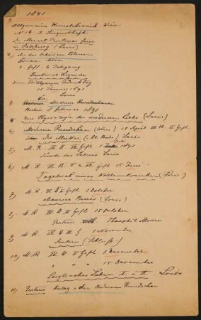 Liste der Publikationen Hofmannsthals; Aufzeichnung Nr. 956