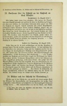 24. Blücher nach der Schlacht bei Wartenburg