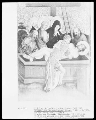 Heisterbacher Altar — Grablegung Christi