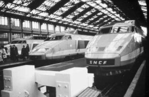 Paris: TGV-Züge im Gare de Lyon