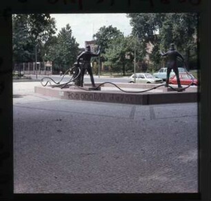 Diapositiv: Waldemarstraße, Mariannenplatz, 1986