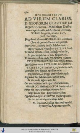 Propemptikon, Anagramma, Melos.