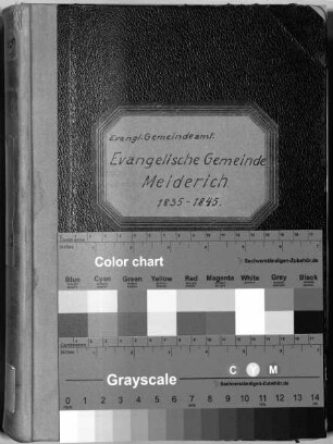 Evangelische Gemeinde Meiderich: Taufen 1835 - 1845