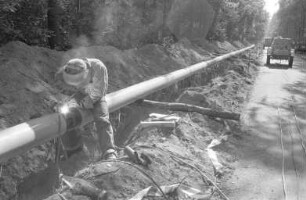 Heizkraftwerk in der Waldstadt. Umstellung auf zusätzliche Gasfeuerung