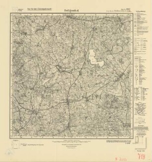 2087 (alte Nr.: 718) Heiligenthal, Meßtischblatt (4cm - Karte)