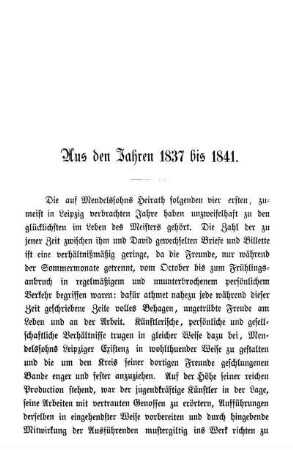 Aus den Jahren 1837 bis 1841.