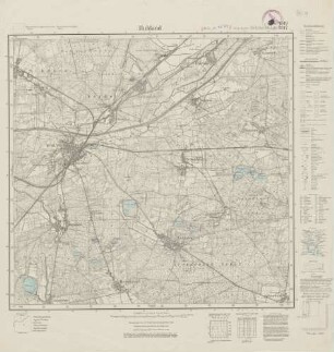4549 (alte Nr.: 2617) Ruhland, Meßtischblatt (4cm - Karte)