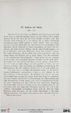 VI. Andrea del Sarto