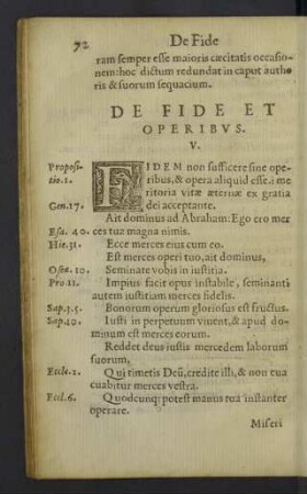 De fide et operibus. V.
