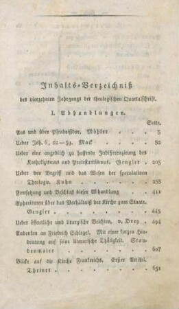 807-810 Inhaltsverzeichnis