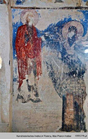 Ausmalung : Szenen aus dem Leben des Heiligen David Garedscha und Heilige