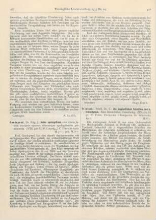 428-429 [Rezension] Trzcinski, T., Die dogmatischen Schriften des heiligen Hieronymus. Eine literarhistorische Untersuchung