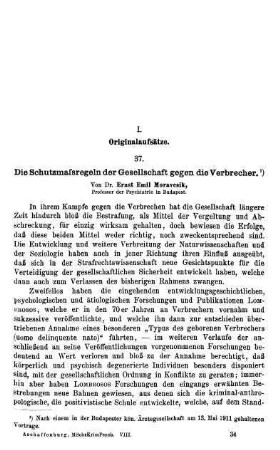 529-581, I. Originalaufsätze