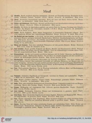 Metall (Nr. 233-311)