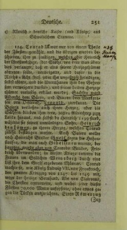 e) Roemisch-deutsche Kaiser (und Koenige) aus Schwaebischem Stamme
