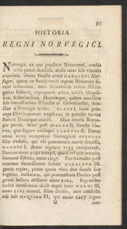 Historia Regni Norvegici