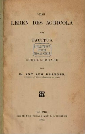Das Leben des Agricola