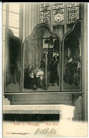 Meißen. Dom, Altar-Bild