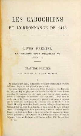 Les Cabochiens et l'Ordonnance de 1413