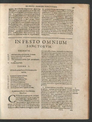 In Festo Omnium Sanctorum.