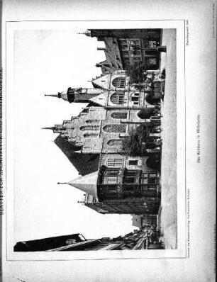 Tafel [3]: Das Rathhaus in Hildesheim