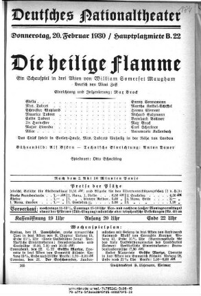 Die heilige Flamme